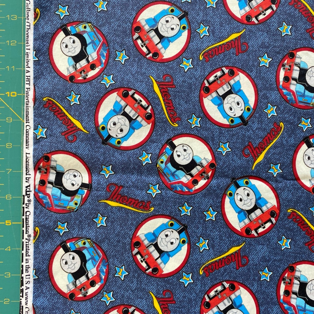 1.75 yds Thomas The Tank Engine Fabric